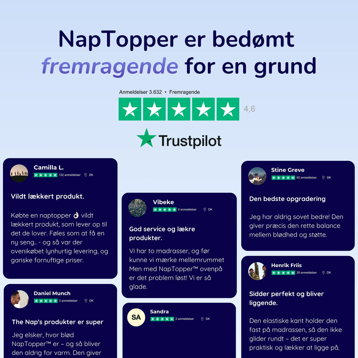 NapTopper™ Et ekstra komfortlag