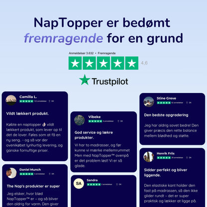 NapTopper™ Et ekstra komfortlag