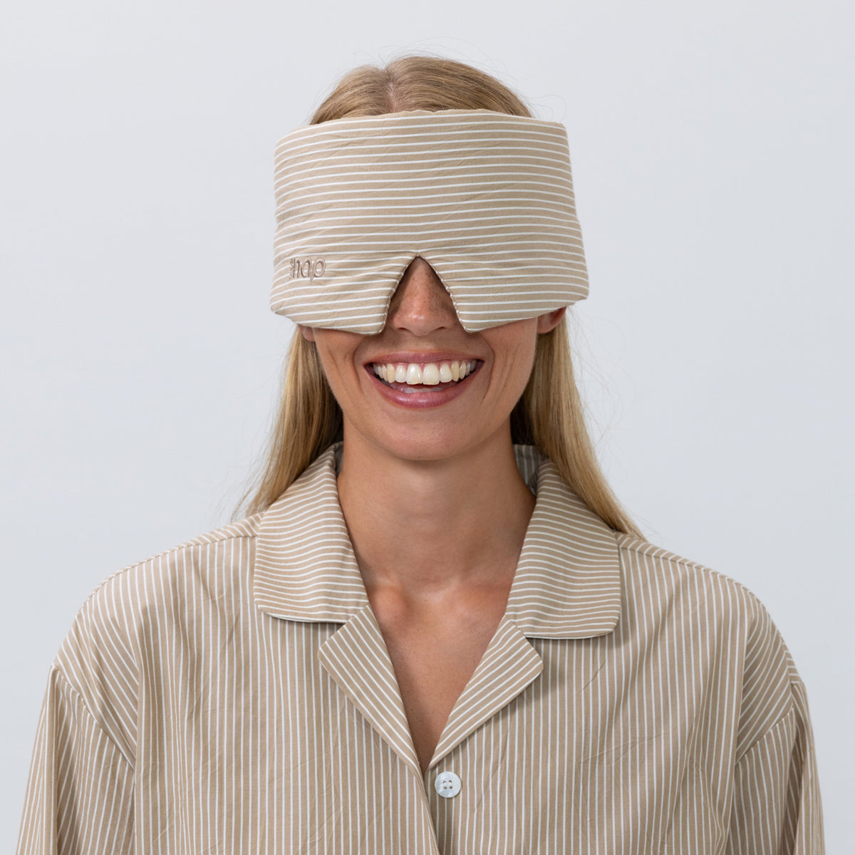 Bomuld sovemaske